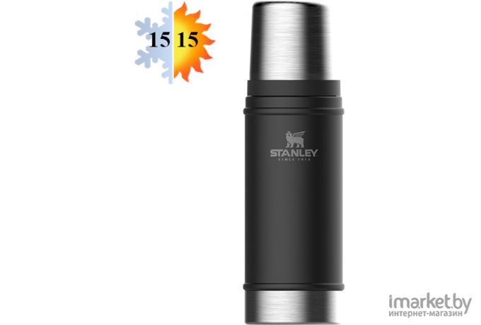 Термос Stanley The Legendary Classic Bottle 0.47 л черный [10-01228-073]