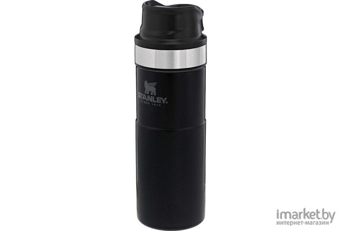 Термокружка Stanley The Trigger-Action Travel Mug 0.47 л черный [10-06439-031]