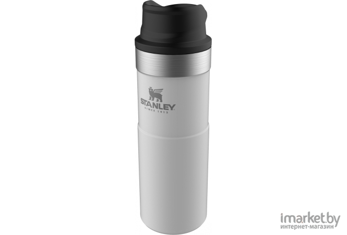 Термокружка Stanley The Trigger-Action Travel Mug 0.47 л белый [10-06439-032]