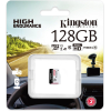 Карта памяти Kingston microSDXC 128Gb Class10 High Endurance w/o adapter [SDCE/128GB]