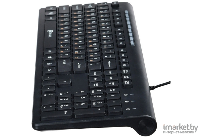 Клавиатура Oklick 480 M черный/черный