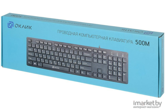 Клавиатура Oklick 500 M черный