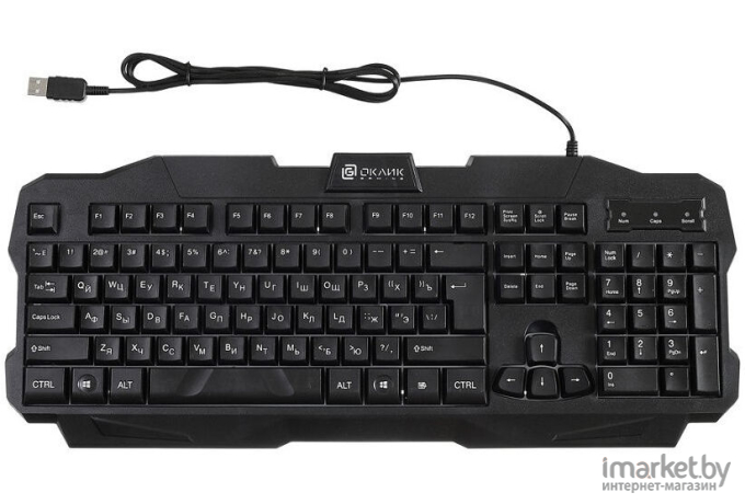 Клавиатура Oklick 757G черный