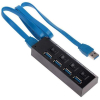 USB-хаб Buro BU-HUB4-U3.0-L черный