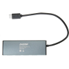 USB-хаб Digma HUB-4U3.0-UC-G серый