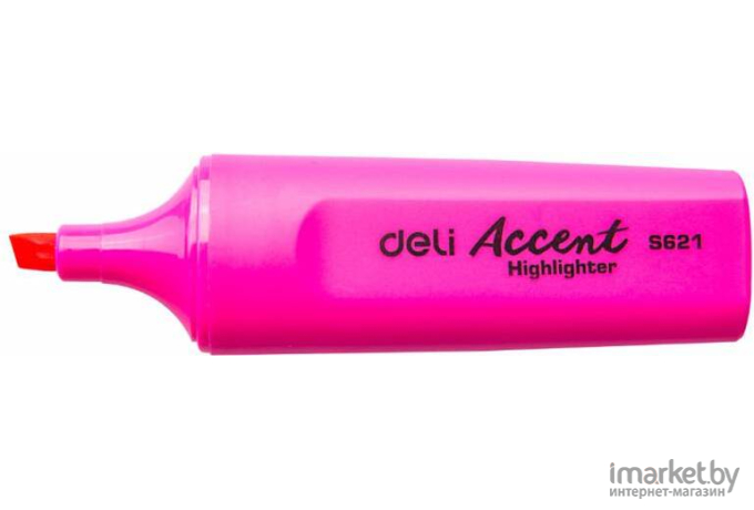 Маркер текстовый Deli Accent Delight розовый [ES621PINK]