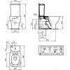 Унитаз Ideal Standard Tesi AquaBlade белый [T008201]