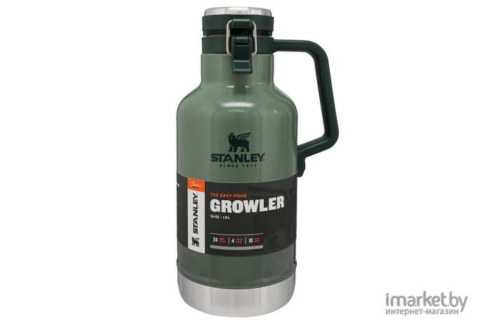 Термос Stanley The Easy-Pour Beer Growler 1.9 л зеленый [10-01941-067]