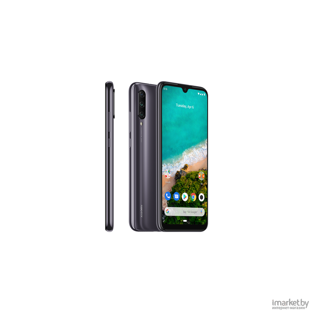 Мобильный телефон Xiaomi Mi A3 4GB/128GB Grey [M1906F9SH] в каталоге | Цена  | Доставка по РБ