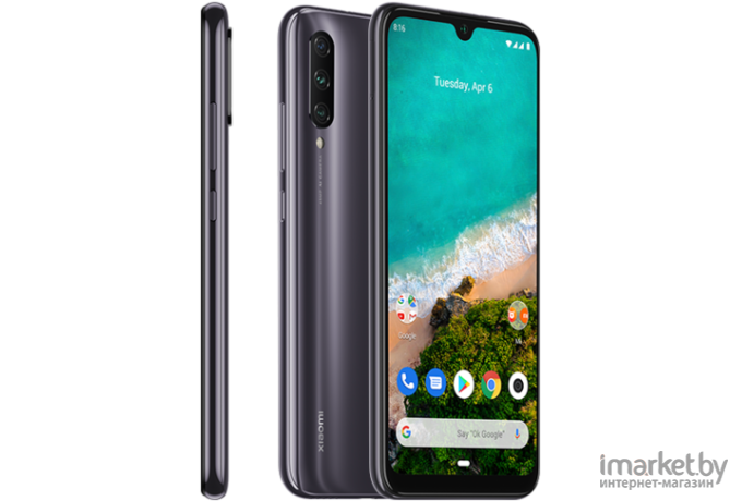 Мобильный телефон Xiaomi Mi A3 4GB/128GB Grey [M1906F9SH]