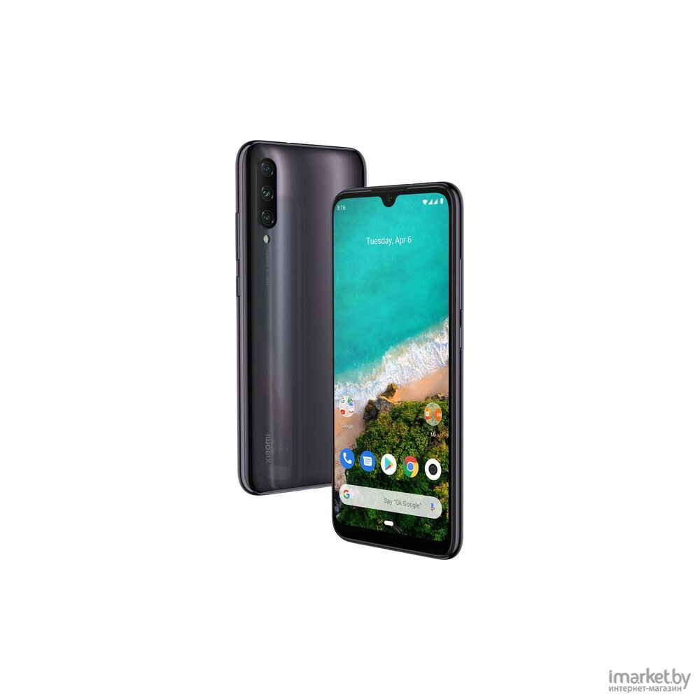 Мобильный телефон Xiaomi Mi A3 4GB/128GB Grey [M1906F9SH] в каталоге | Цена  | Доставка по РБ