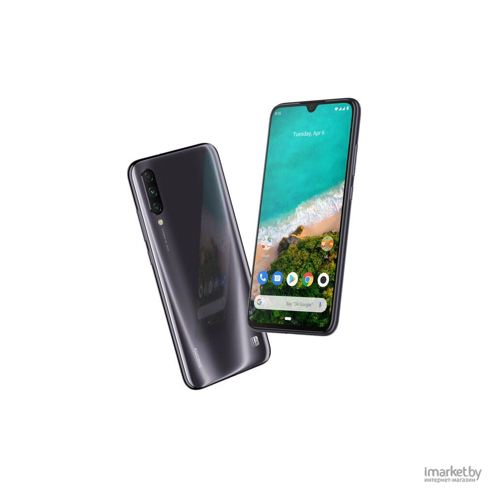 Мобильный телефон Xiaomi Mi A3 4GB/128GB Grey [M1906F9SH] в каталоге | Цена  | Доставка по РБ