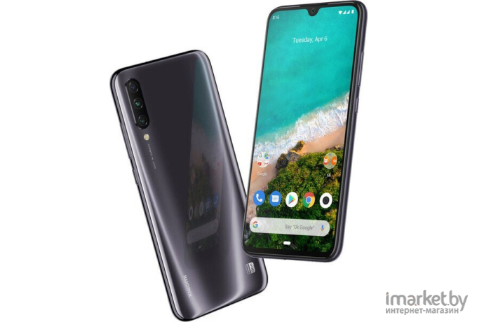 Мобильный телефон Xiaomi Mi A3 4GB/128GB Grey [M1906F9SH]