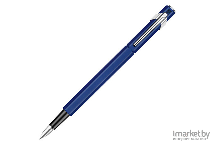 Ручка перьевая Carandache Office 849 Classic F перо сталь нержавеющая коробка Matte Navy Blue [841.159]