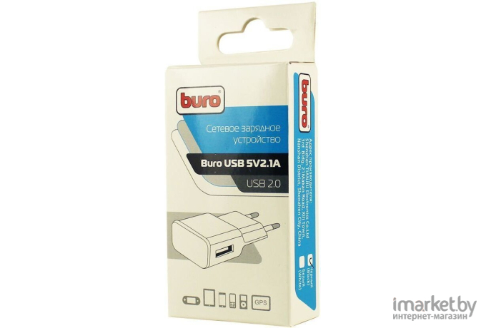 Зарядное устройство Buro TJ-159b 2.1A черный [TJ-159B]