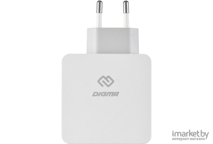 Зарядное устройство Digma DGPD-45W-WG QC3.0 5.5A PD белый