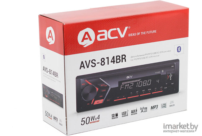 Автомагнитола ACV AVS-814BR (34490)
