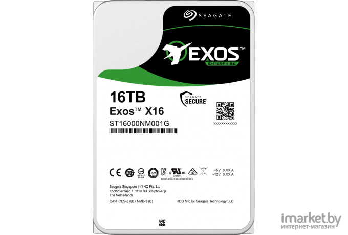 Жесткий диск Seagate Exos X16 16TB (ST16000NM001G)