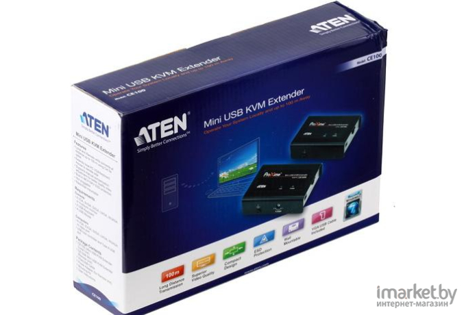 KVM-переключатель Aten CE100-A7-G