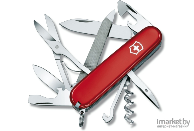 Туристический нож Victorinox Mountaineer 18 функций карт. коробка красный [1.3743]