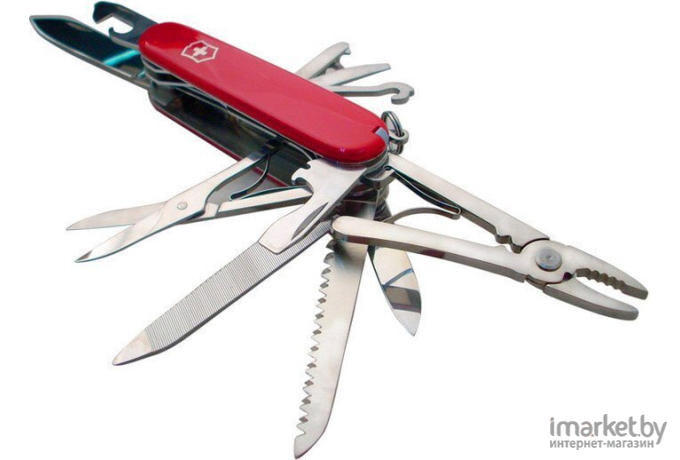 Туристический нож Victorinox Handyman 24 функции карт. коробка красный [1.3773]