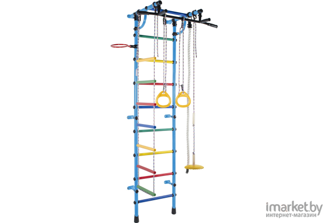 Детский спортивный комплекс Формула здоровья Гамма голубой/радуга