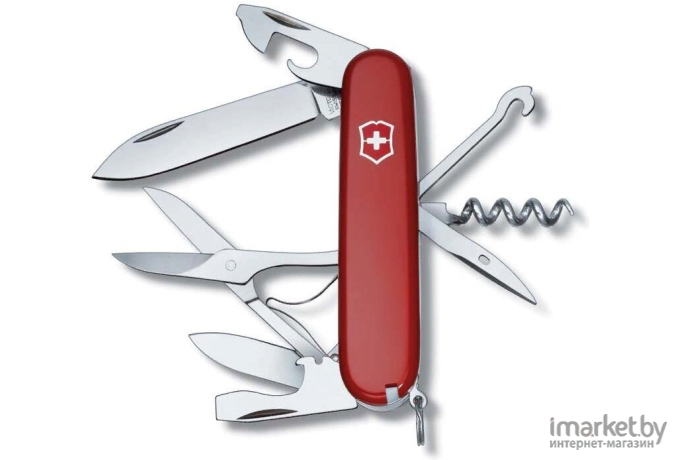 Туристический нож Victorinox Climber 14 функций карт. коробка красный [1.3703]