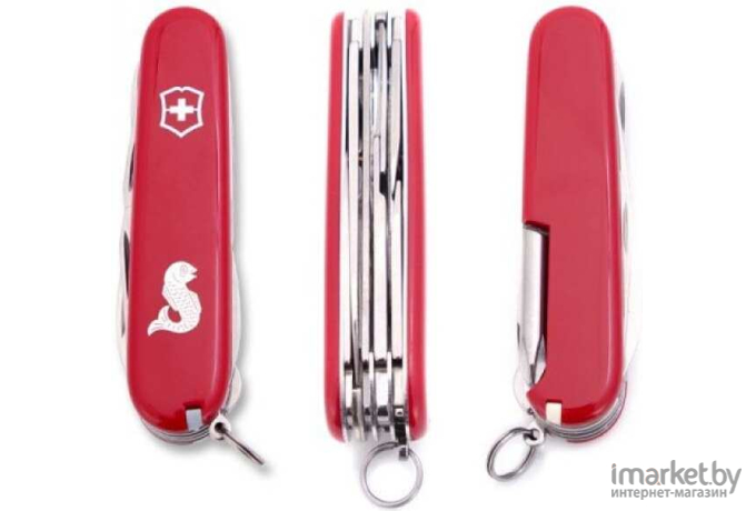 Туристический нож Victorinox Fisherman 18 функций карт. коробка красный [1.4733.72]