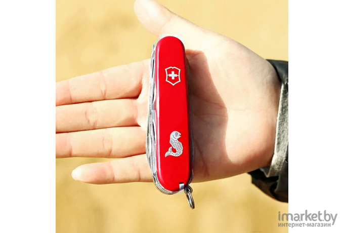 Туристический нож Victorinox Fisherman 18 функций карт. коробка красный [1.4733.72]