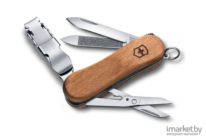 Туристический нож Victorinox NailClip Wood 580 6 функций [0.6461.63]
