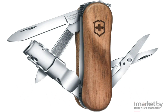 Туристический нож Victorinox NailClip Wood 580 6 функций [0.6461.63]