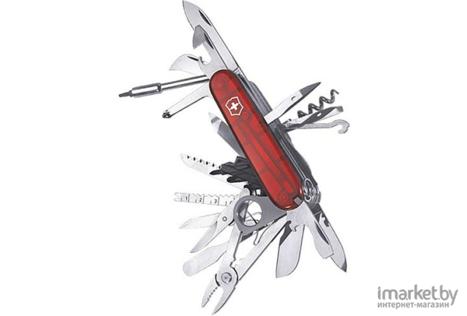 Туристический нож Victorinox SwissChamp XLT 49 функций карт. коробка красный [1.6795.XLT]