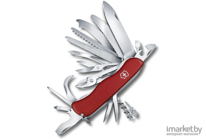 Туристический нож Victorinox Work Champ XL 31 функция красный [0.8564.XL]