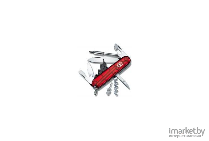 Туристический нож Victorinox SwissChamp 33 функции карт. коробка красный [1.6795]