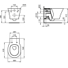 Унитаз Ideal Standard Connect Air AquaBlade белый [E005401]