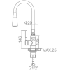 Смеситель Ledeme L4199-2