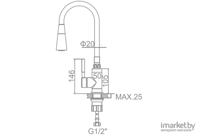 Смеситель Ledeme L4199-2