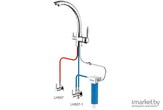 Смеситель Ledeme L4455C-3