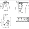 Унитаз Ideal Standard Connect Air AquaBlade с сиденьем микролифт [E005401+E036601]