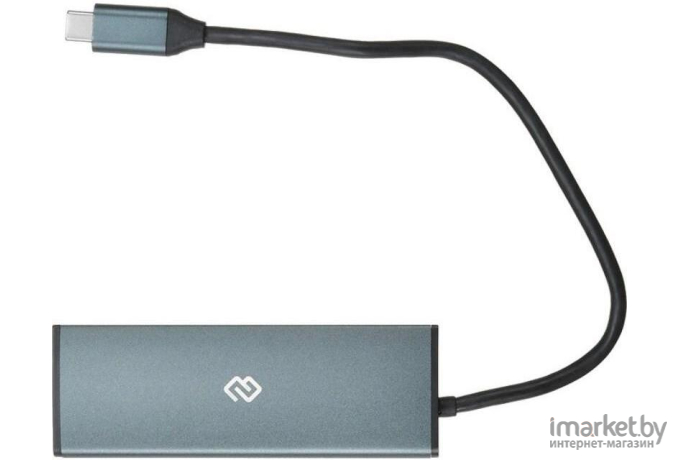 USB-хаб Digma USB-C HUB-2U3.0СAU-UC-G серый