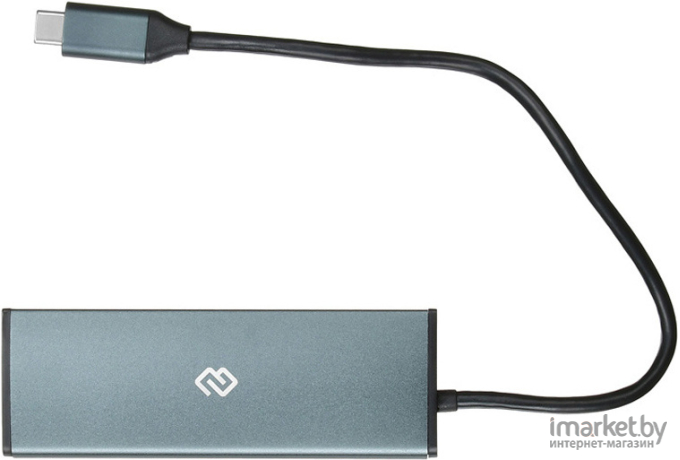 USB-хаб Digma USB-C HUB-2U3.0СAU-UC-G серый