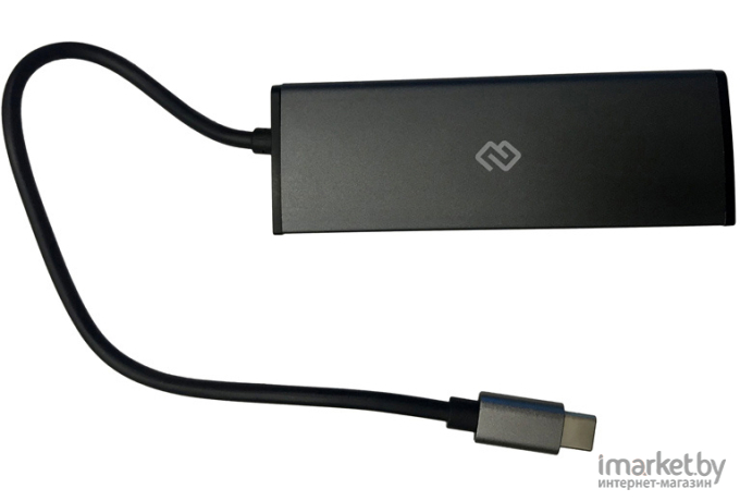 USB-хаб Digma USB-C HUB-2U3.0СAU-UC-G серый