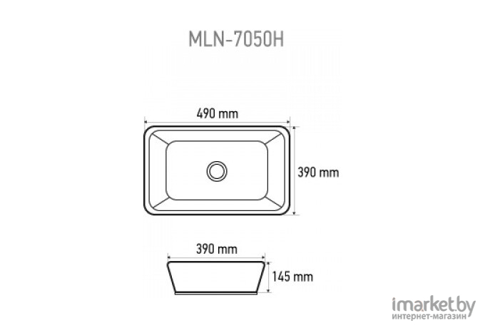 Умывальник Melana MLN-7050H