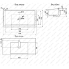 Умывальник Melana MLN-F90