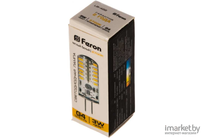 Лампочка Feron 3W 12V G4 4000K LB-422 [25532]