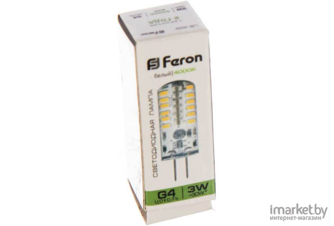 Лампочка Feron 3W 12V G4 4000K LB-422 [25532]