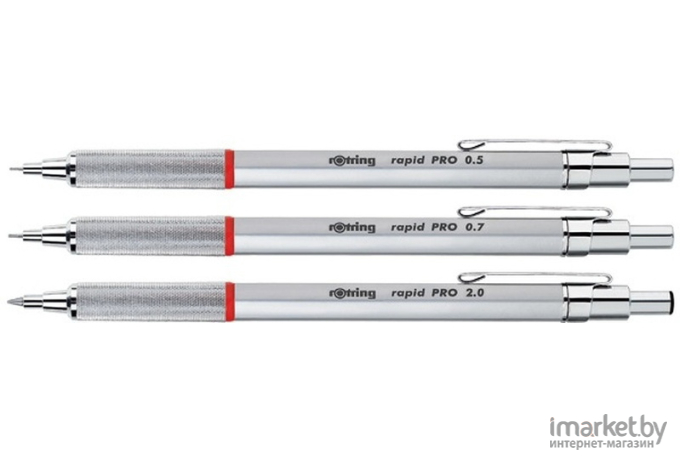 Механический карандаш Rotring Rapid Pro 0.7 мм серебристый [1904256]