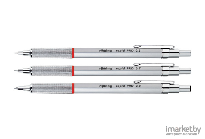 Механический карандаш Rotring Rapid Pro 0.5 мм серебристый [1904255]