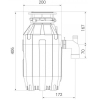 Измельчитель пищевых отходов Franke TE-125 [134.0535.242]