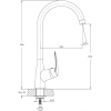 Смеситель GranFest Quarz GF-Z3424 черный